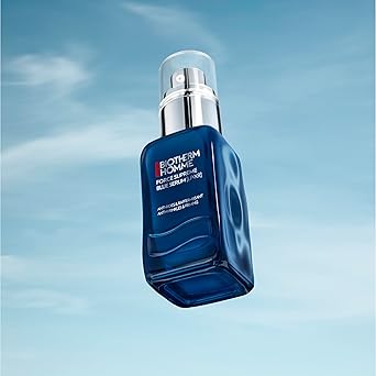 Biotherm Force Supreme Blue Serum [LP-XR] for Men, With 35 Nutrients for Skin Regeneration, Pro-Xylane for Firmness, Ultra-Resurfacing Pro-Retinol and Peptides Fractions for Definition