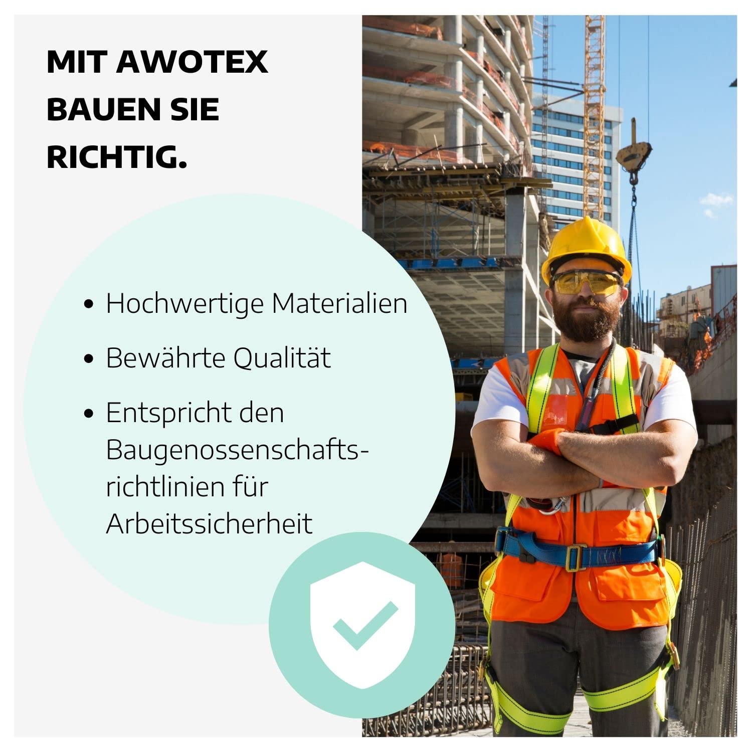 Schachtgehänge aus leichter Stahlhohlbauweise 1500kg I Kettengehänge in 170 cm für Rohre bis 200 cm Durchmesser I Anschlagkette für DIN 4034 Teil 2 I Spannbereich 0-130 mm