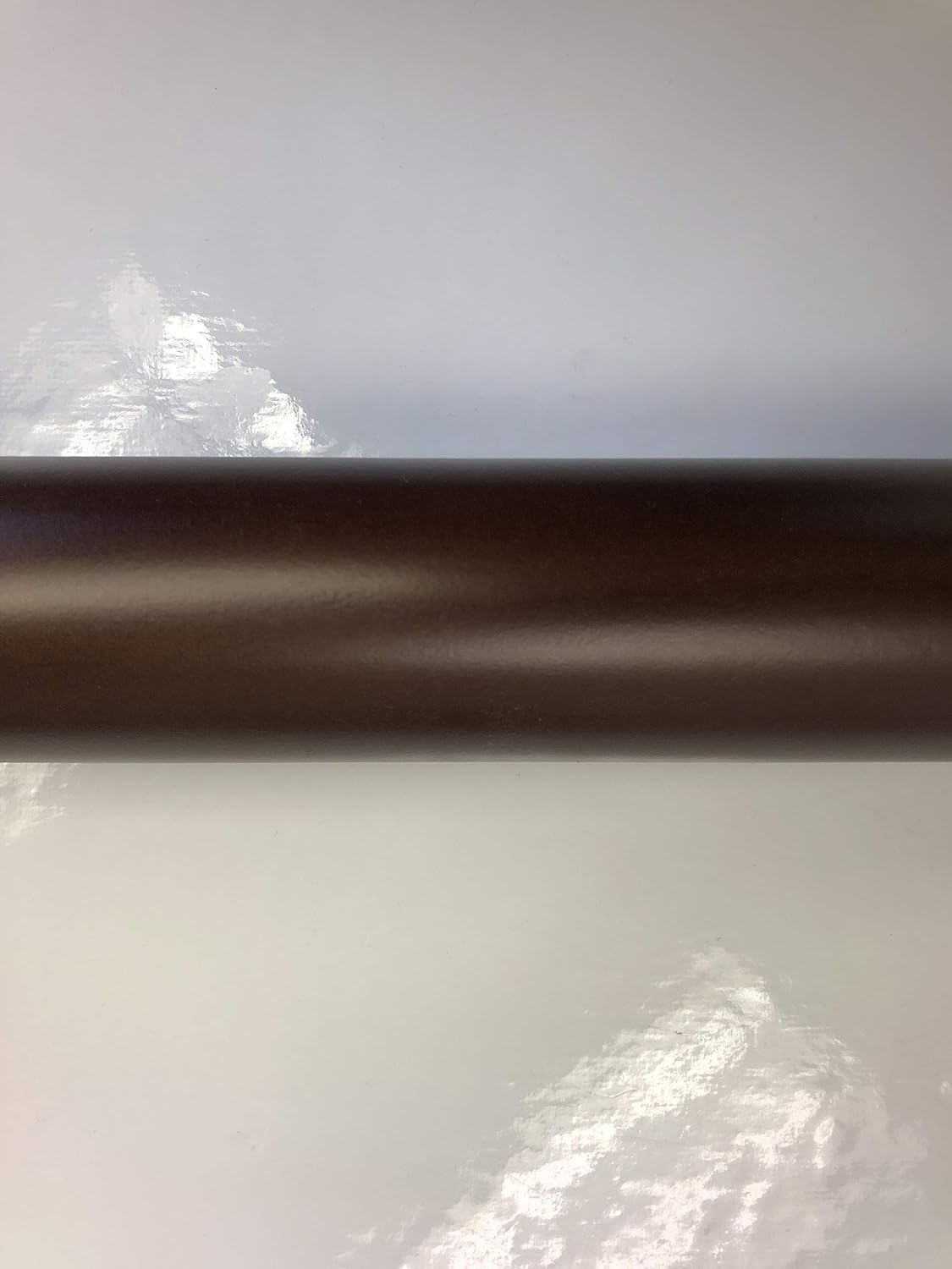 2 Inch Diameter Drapery Wood Smooth Curtain Rod 8 Foot (Espresso)