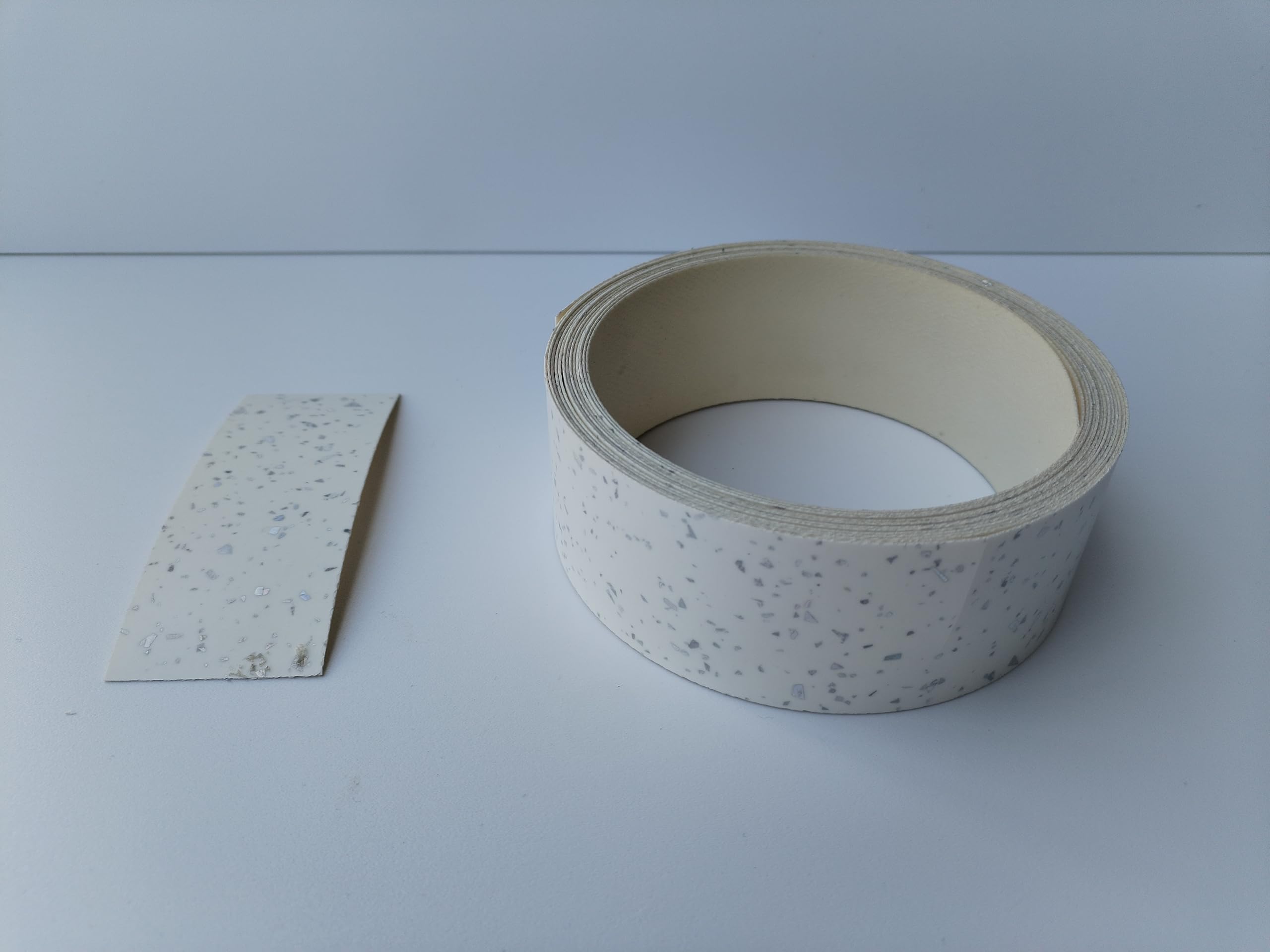 Bordo In Melamina Termoadesivo Rov Grigio Sonoma, 45mm X 5m - Per Fini Tavoli E Mobili, Facile Da Applicare