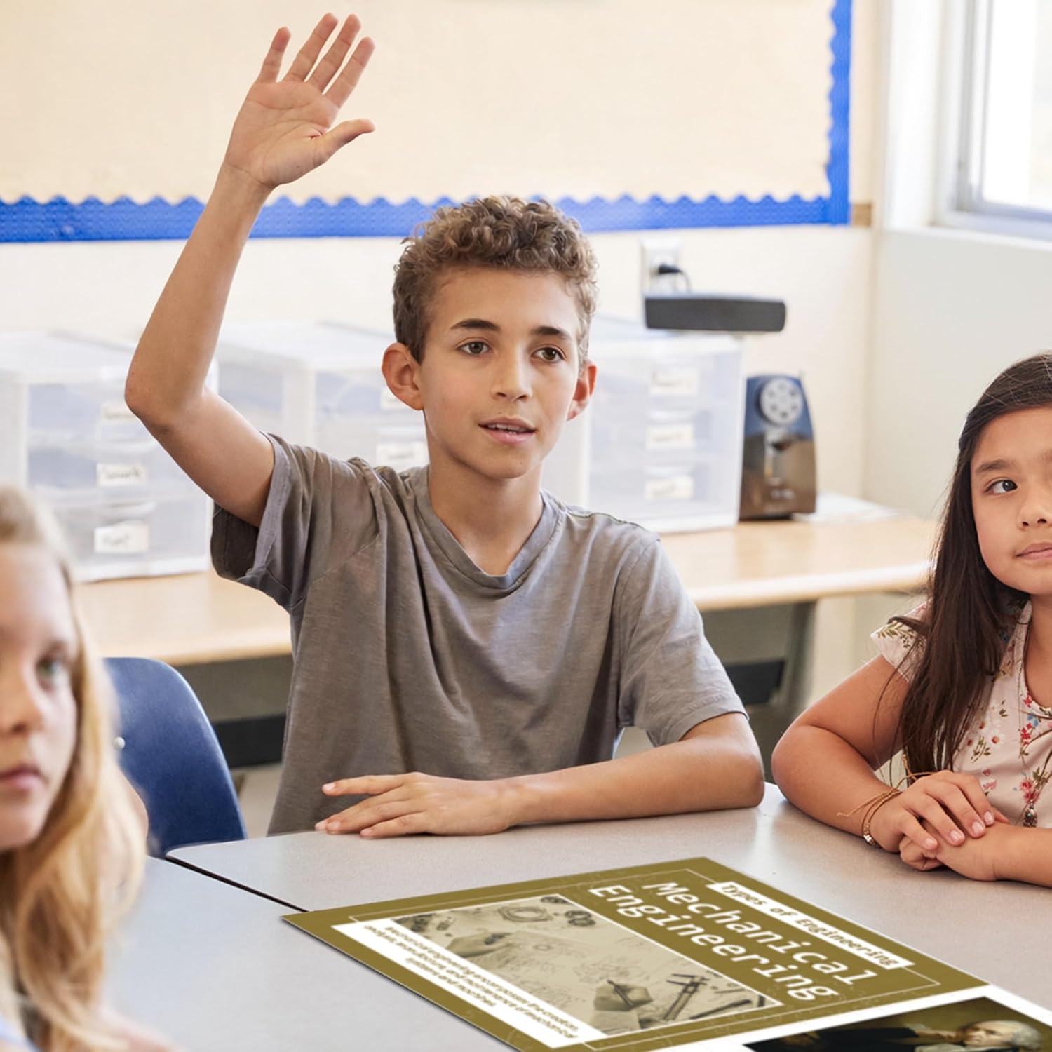 Quarterhouse 8 Poster Types of Engineering Set, STEM Classroom Learning Materials for Pre-6 Students and Teachers, 12 x 18 Inches, Made in USA