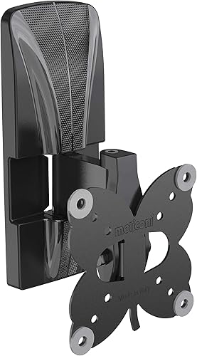 Miniatura 5 de Slimstyle Plus 100 ST Meliconi TV Soporte de pared también adecuado para placas de yeso con inclinación y giro para televisores de 14 pulgadas a 32