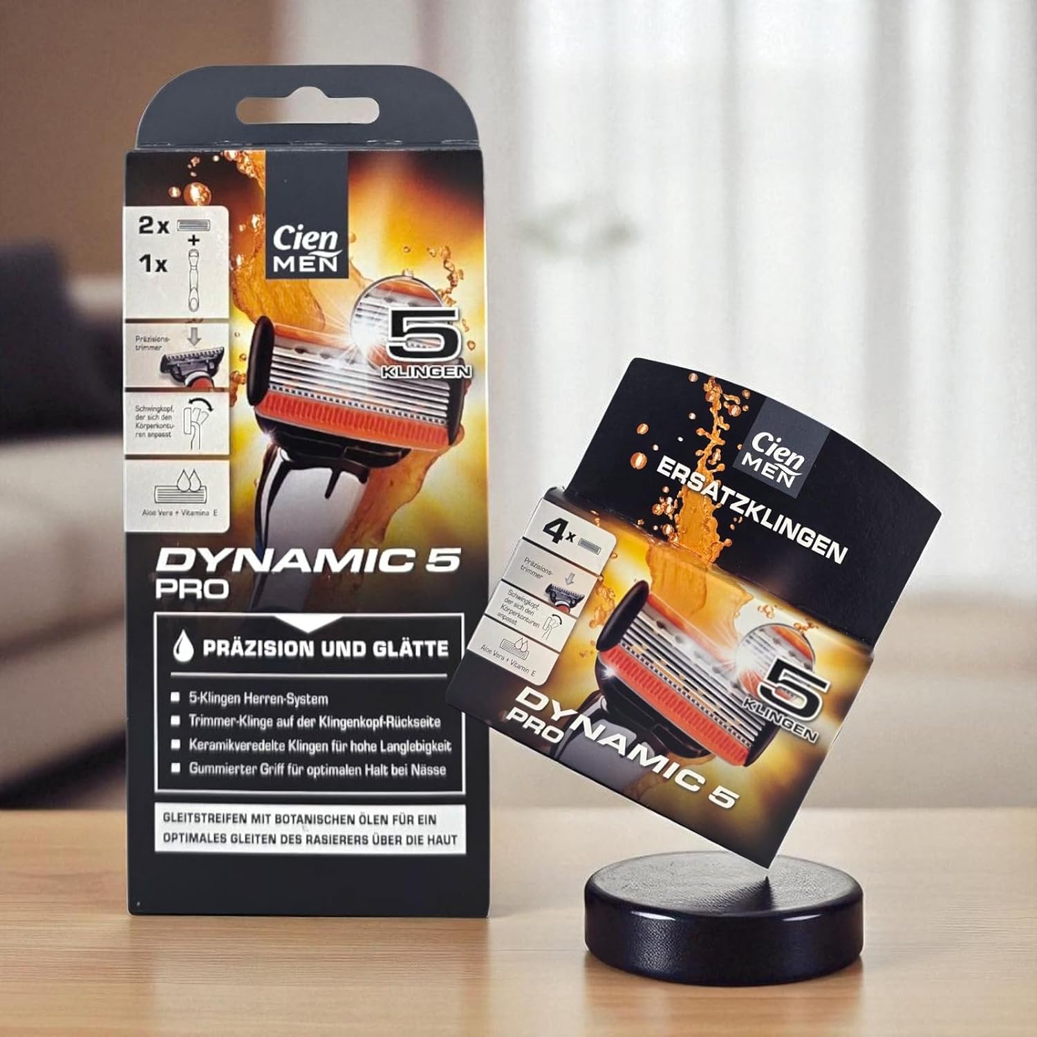 Cien Men Dynamic 5 Pro Men's Razor Set, Wet Razor with Precision ...