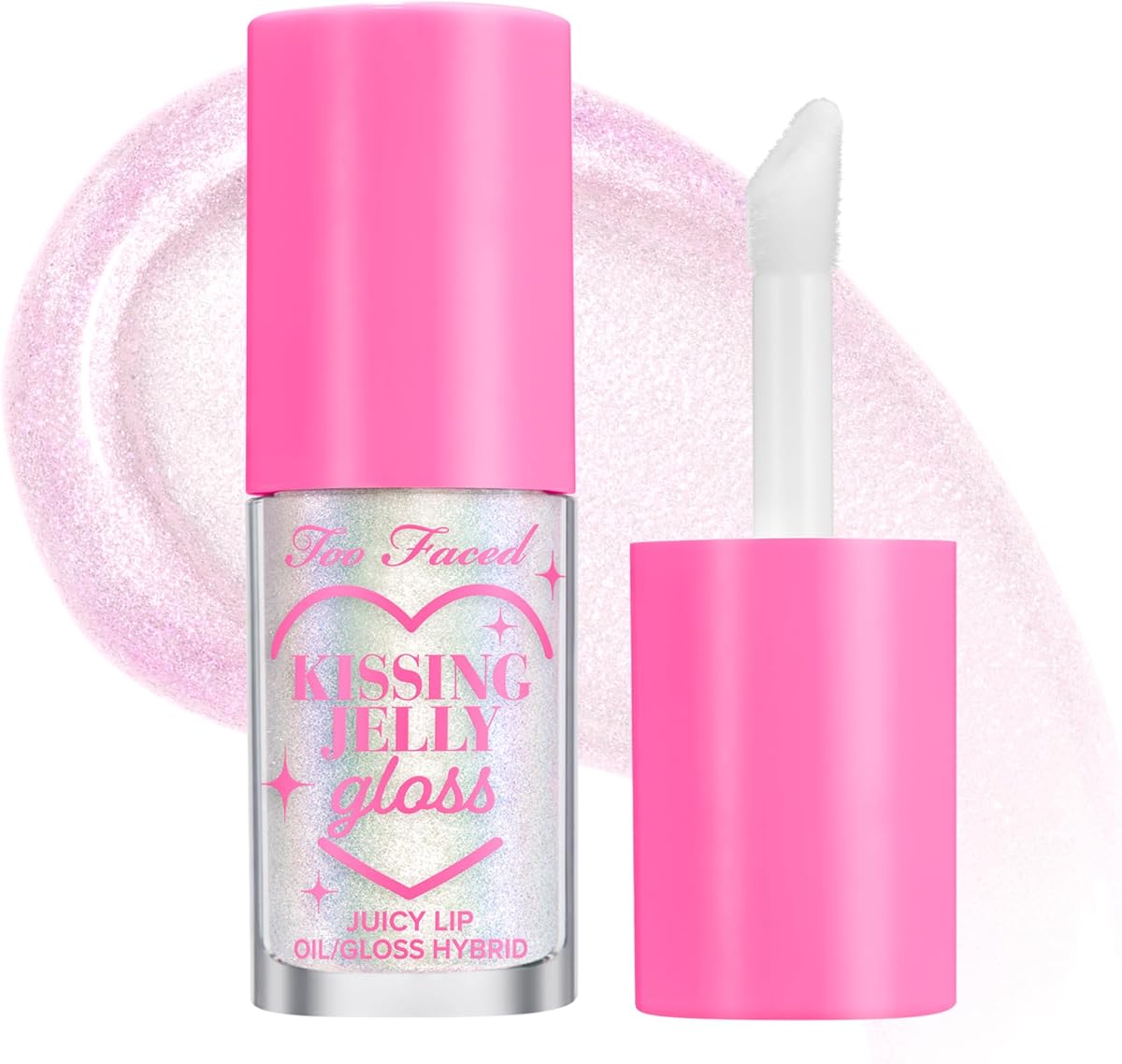 Brillo de aceite labial Kissing Jelly | Aceite labial hidratante + brillo híbrido para hidratación y brillo instantáneos