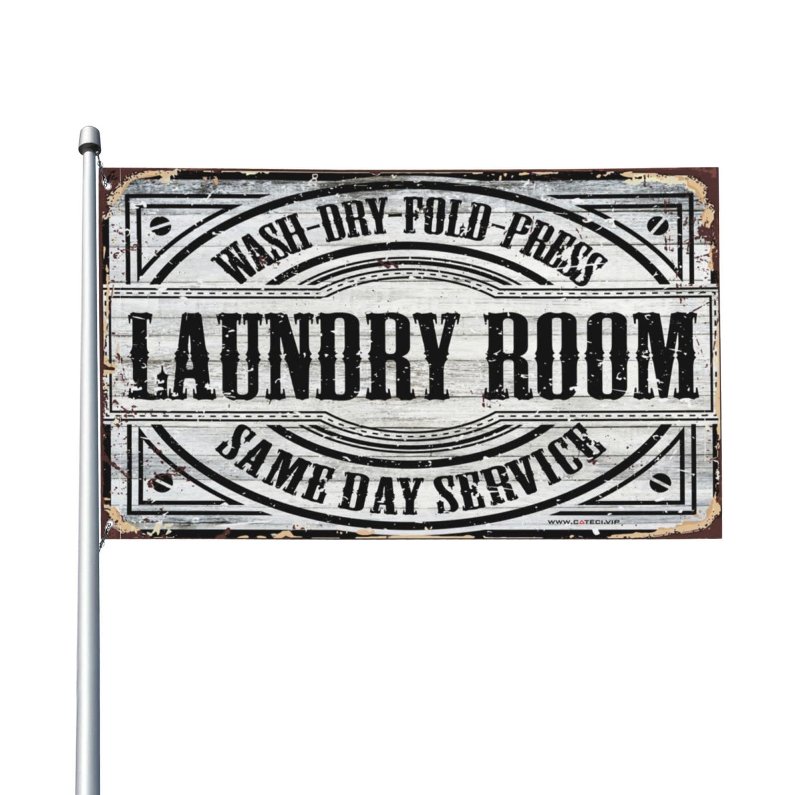 Drapeau à linge COTECI 152x244cm et tapis antidérapant pour décorations extérieures