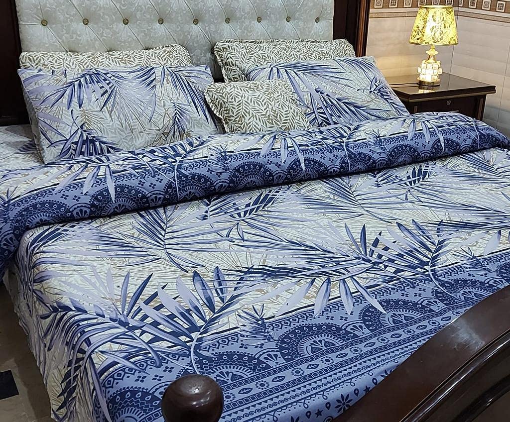 Parure de lit 7 pièces king size gris et rouge avec couette et draps