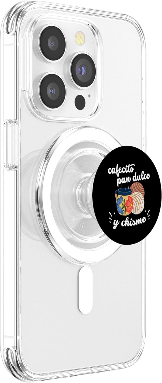 Cafecito Pan Dulce y Chisme Mexican Hispanic Pride Breakfast PopSockets PopGrip for MagSafe