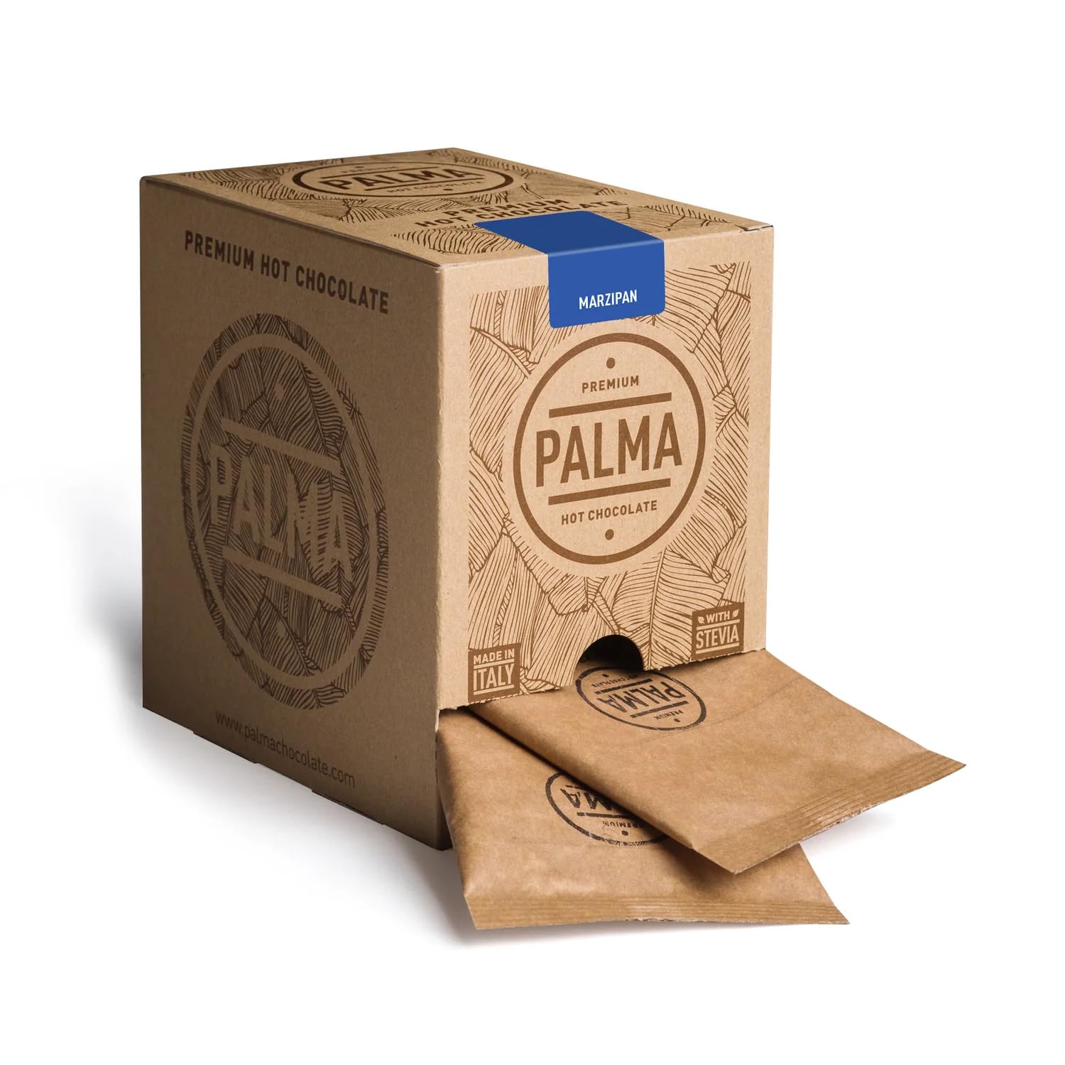 PALMA Italian Hot Chocolate Sachets - Marzipan | 500g (20 Servings)
