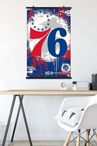 Miniatura 5 de Trends International NBA Philadelphia 76ers - Póster de pared con logotipo Maximalist 23