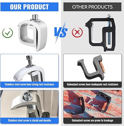 Miniatura 4 de Bastidor AA de 800 libras.; 2 barras de portaequipaje para camionera, color blanco mate con complementos, Metal