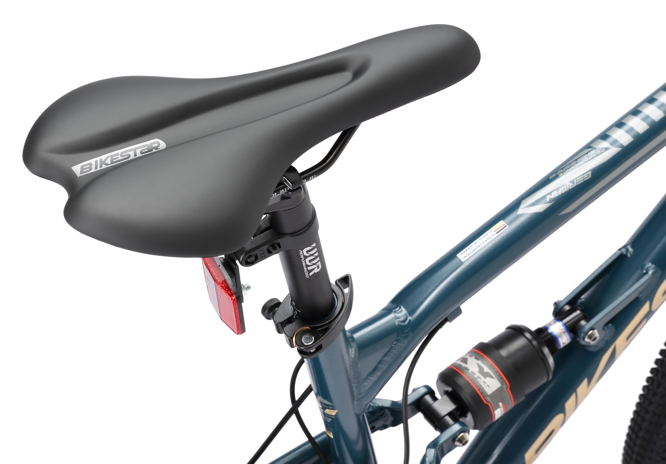 BIKESTAR VTT en Aluminium, Frein à Disque, 21 Vitesses Shimano, 26, 27.5, 29 Pouces | Mountainbike Tout Suspension Integral Cadre 16, 16.5, 17.5 Pouces
