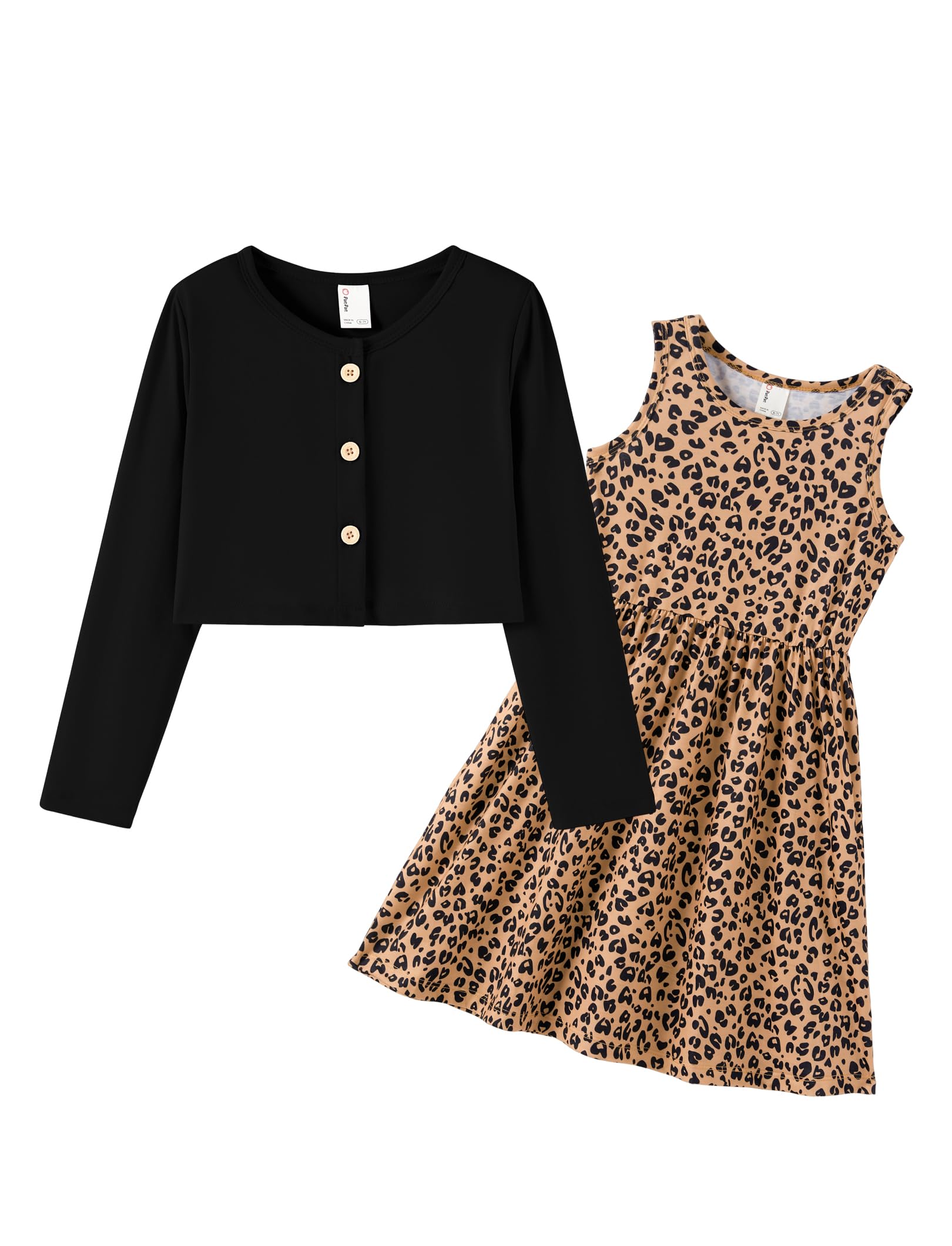 PATPAT Toddler Girl's Fall Winter Long Sleeve Plaid Cute Bowknot Dress Ruffle Sleeve Preppy Dresses