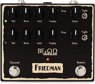 Friedman Amplification BE-OD Deluxe Dual Overdrive Guitar Effects Pedal