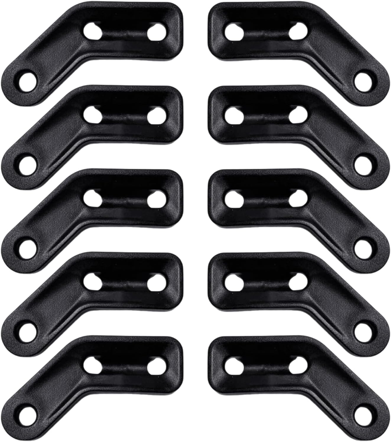 10Pcs Quick Releases 3 Eye Nylons Rope Tightener for Outdoor Tents Camping Accessories Heavy Duty Tent Guyline Adjuster Hiking Rope Adjuster