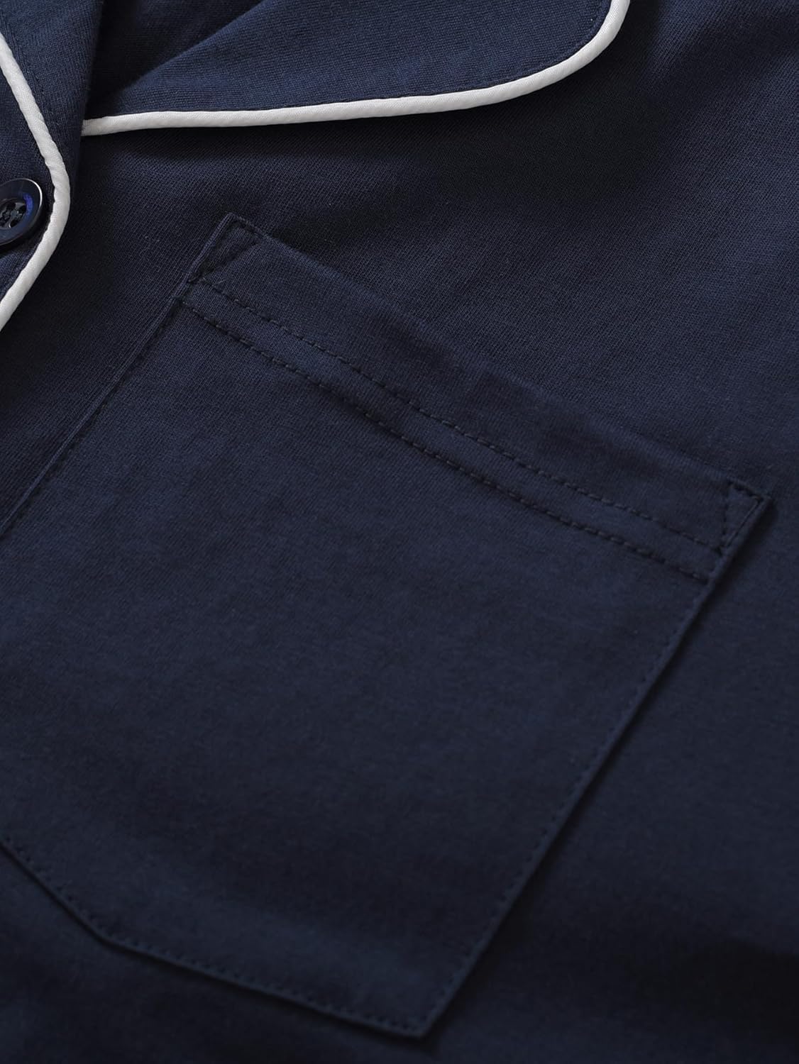 Latuza Women's Petite Length Pajama Set Short Sleeve Cotton Sleepwear - Image 5