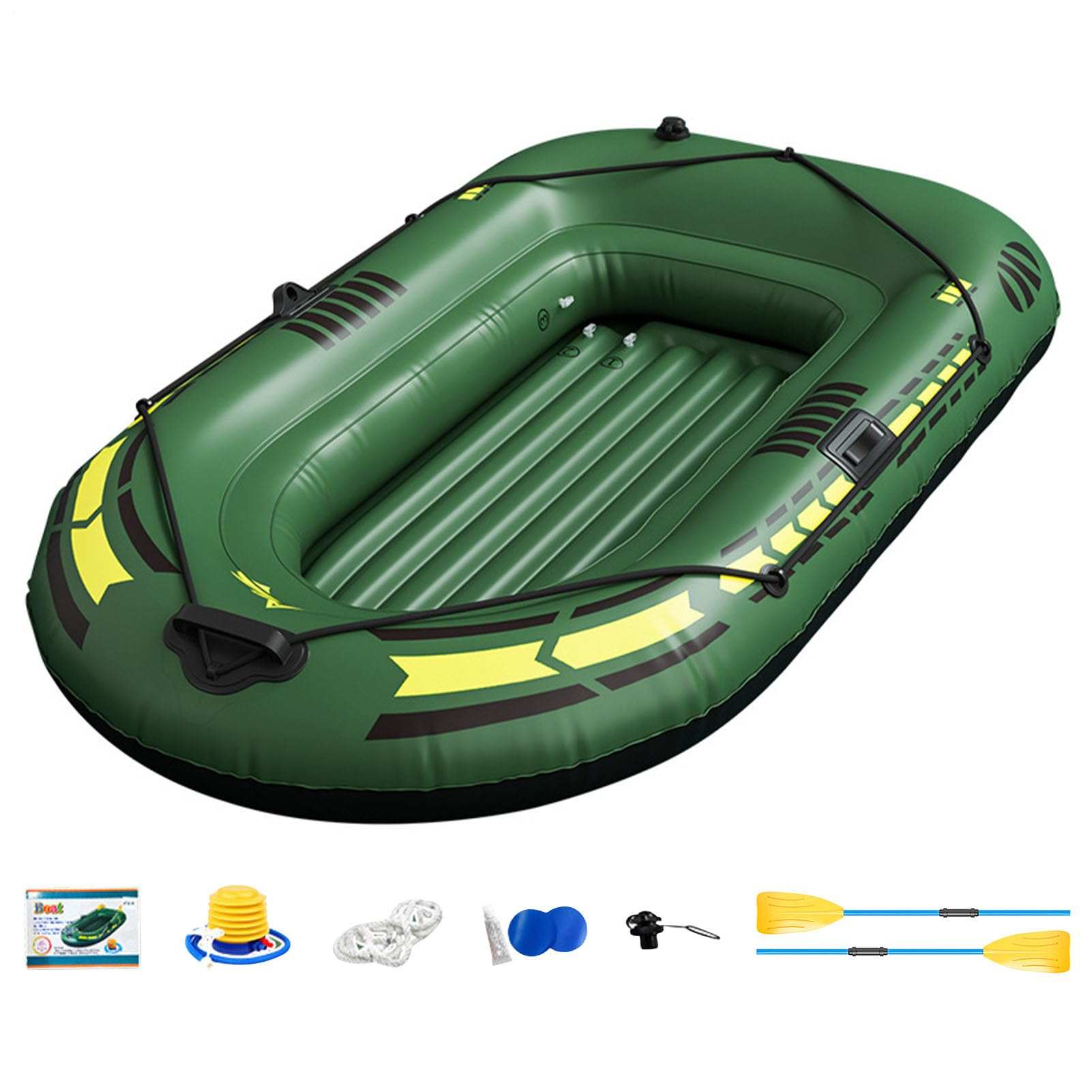 Juego de Inflable de Canoa portátil - Bote de Goma con Accesorios de Bomba