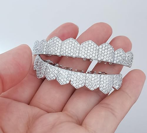 Miniatura 4 de Hip Hop Jewelry - Dijes de diamante Grillz para hombre, estilo Pandora, diseño de lujo, parrillas, rapero de moda, accesorios de moda, disfraz de