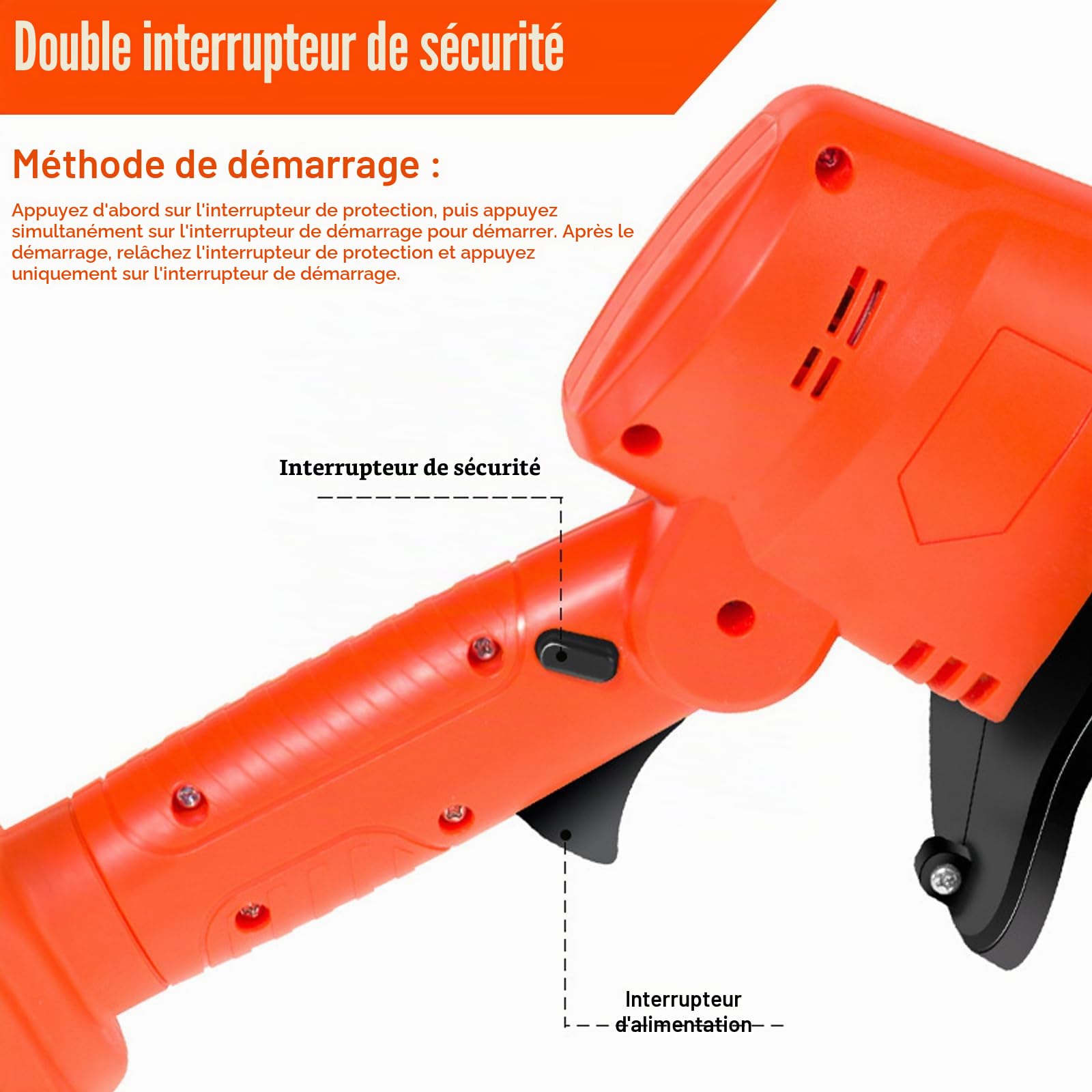 Motobineuse Électrique sans Fil,Portable Motoculteur Compatible avec Batterie 21V (sans Batterie),550W 235RPM,Largeur/Profondeur De Travail 10/10cm,Cultivateur pour Potager,Yard,Culture du Sol