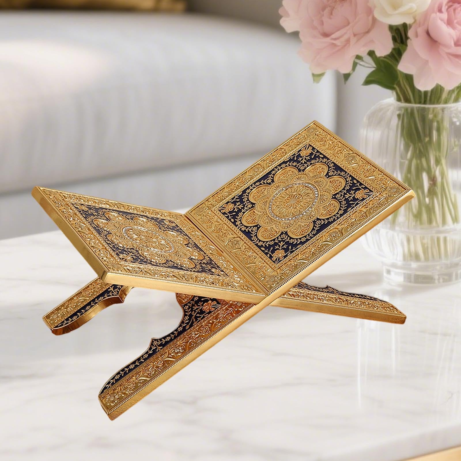 Elegante, Robusto E Portatile in Lega di Zinco, Pratico Supporto da Lettura da Scrivania, Adatto per Cucina, Ufficio E Casa, Style a