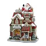 Christmas Village The Santa Shop Battery Operated Led -35039