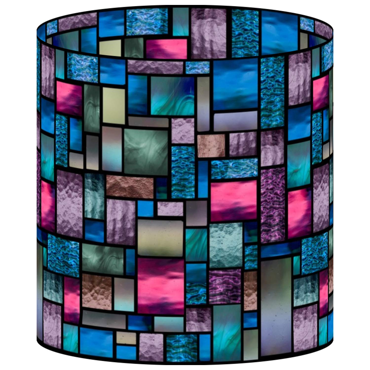 LampPix 10.00 Inch Table Lamp Shade - Lavender Desk Lamp Canvas Desk Lampshade (Spider Fitting)