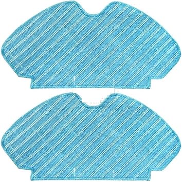 Vacuum Cleaner Accessories Filter, Compatible for Tefal Explorer Serie 60 RG7455WH Robot Vacuum Cleaner Spare Parts Replacement Kit Roller Brush Filter Mop ClothColor2PCS Mop