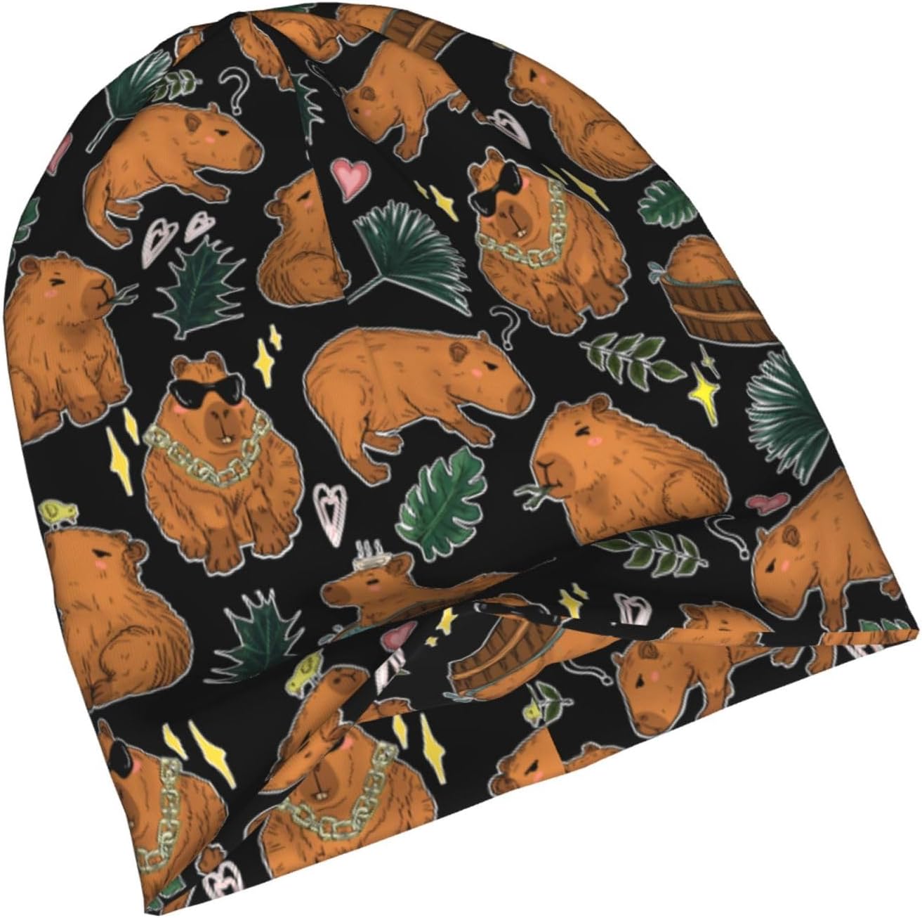 Beanie Hat Skull Cap Chemo Hat Slouchy Cap Headwear Stretch Knitted Hats - Image 2