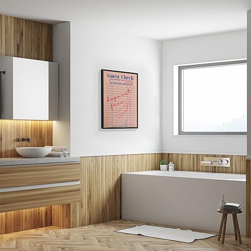 Miniatura 7 de Arte de pared retro a cuadros de invitados divertidos animales perros comen gratis billetes de cheque, pósteres de lienzo para amantes de los