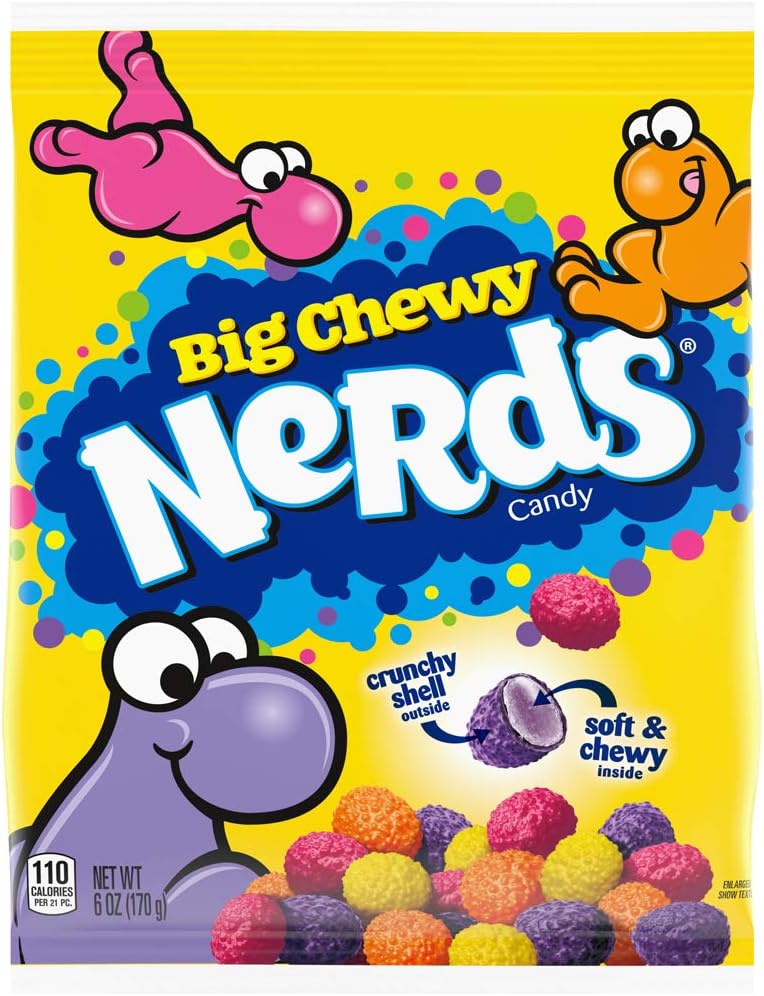 Big Chewy Candy, 6 Ounce, Pack of 12