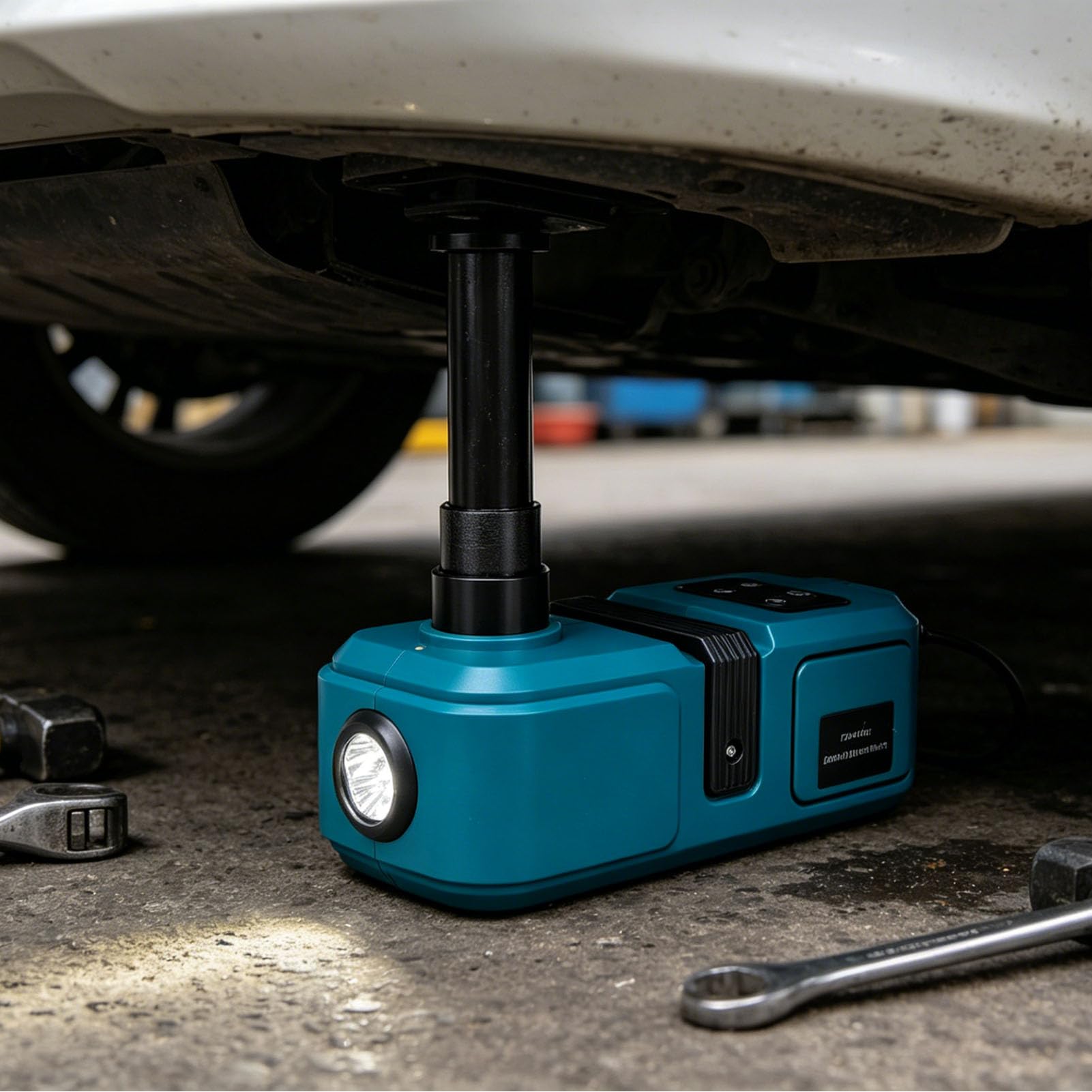 Generic Cric Idraulico per Auto per Utenti di Batterie Strumento di Sollevamento Compatto 5T per Assistenza Stradale e Manutenzione del Veicolo