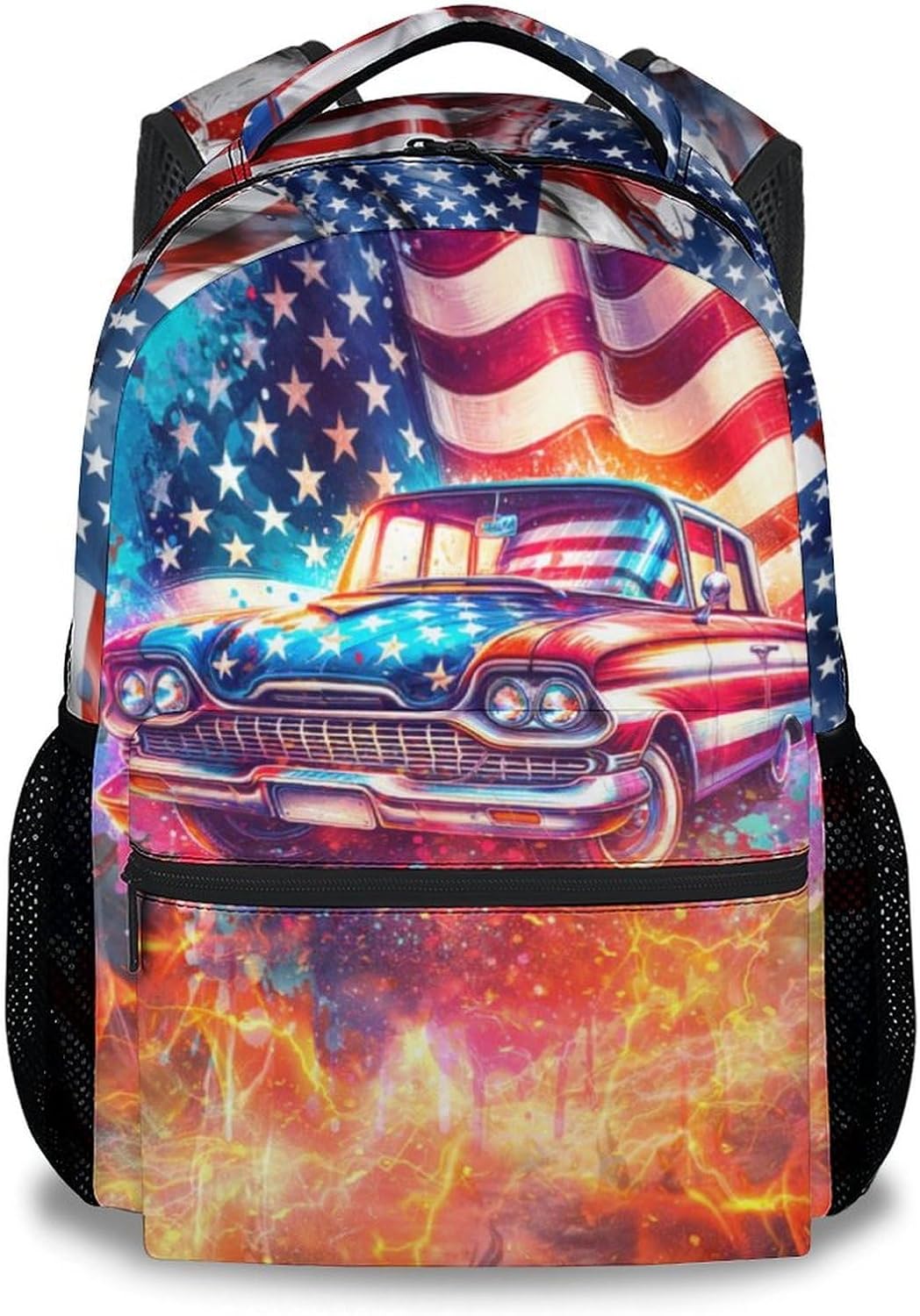 Truck Backpack for Kids - 17 Inch Large Capacity Boys Backpacks for Kids - Fashion Bookbag for Kindergarten