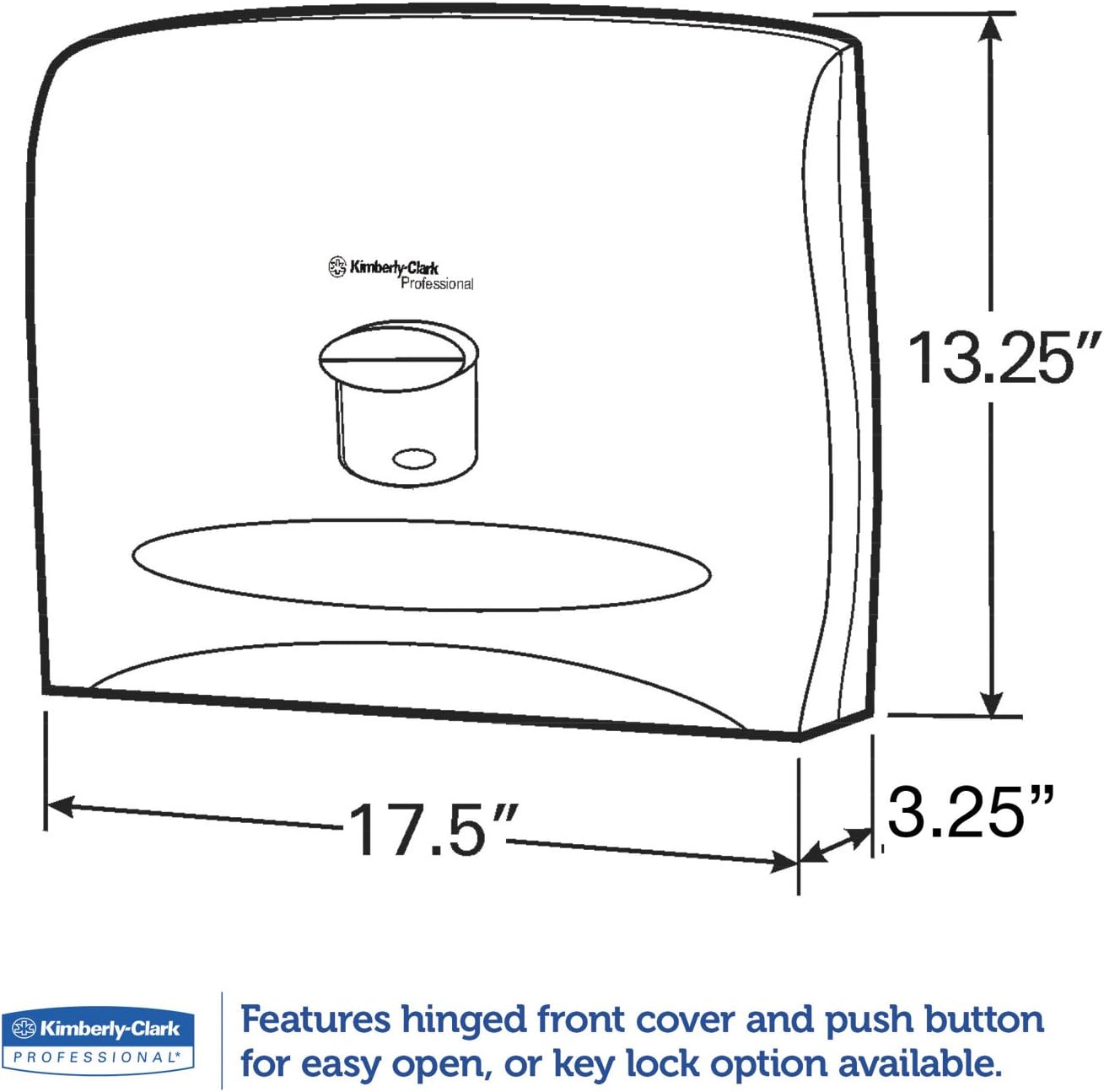 KIMBERLY-CLARK Professional Personal Seats Toilet Seat Cover Dispenser KCC 09505