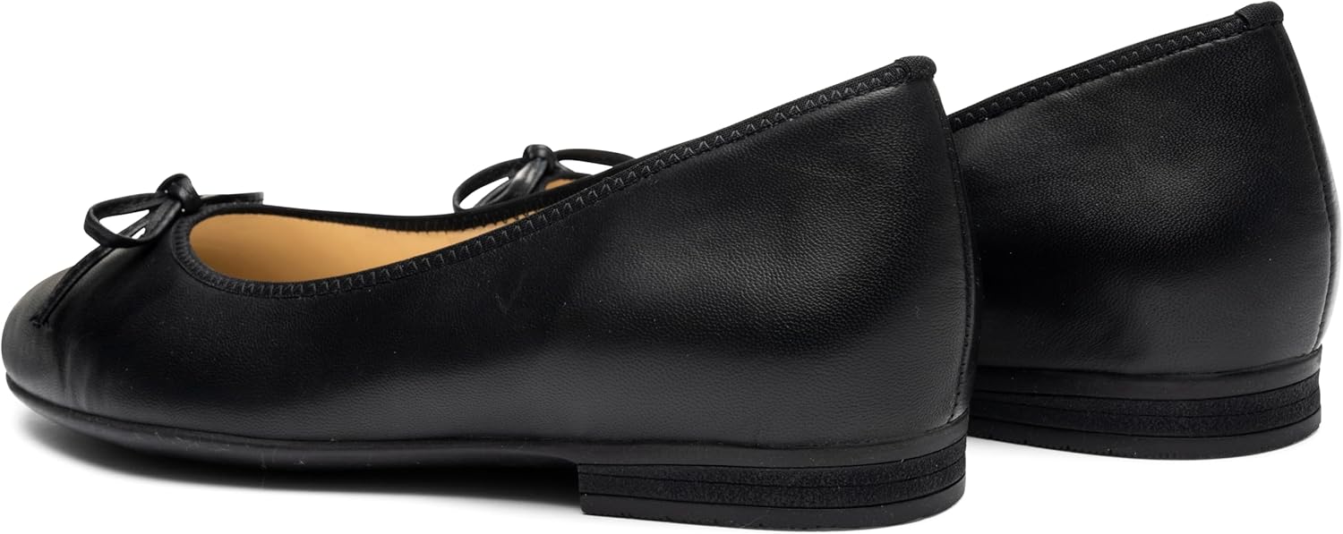 ARA Women's Sardinia Ballet Flat, Black 01