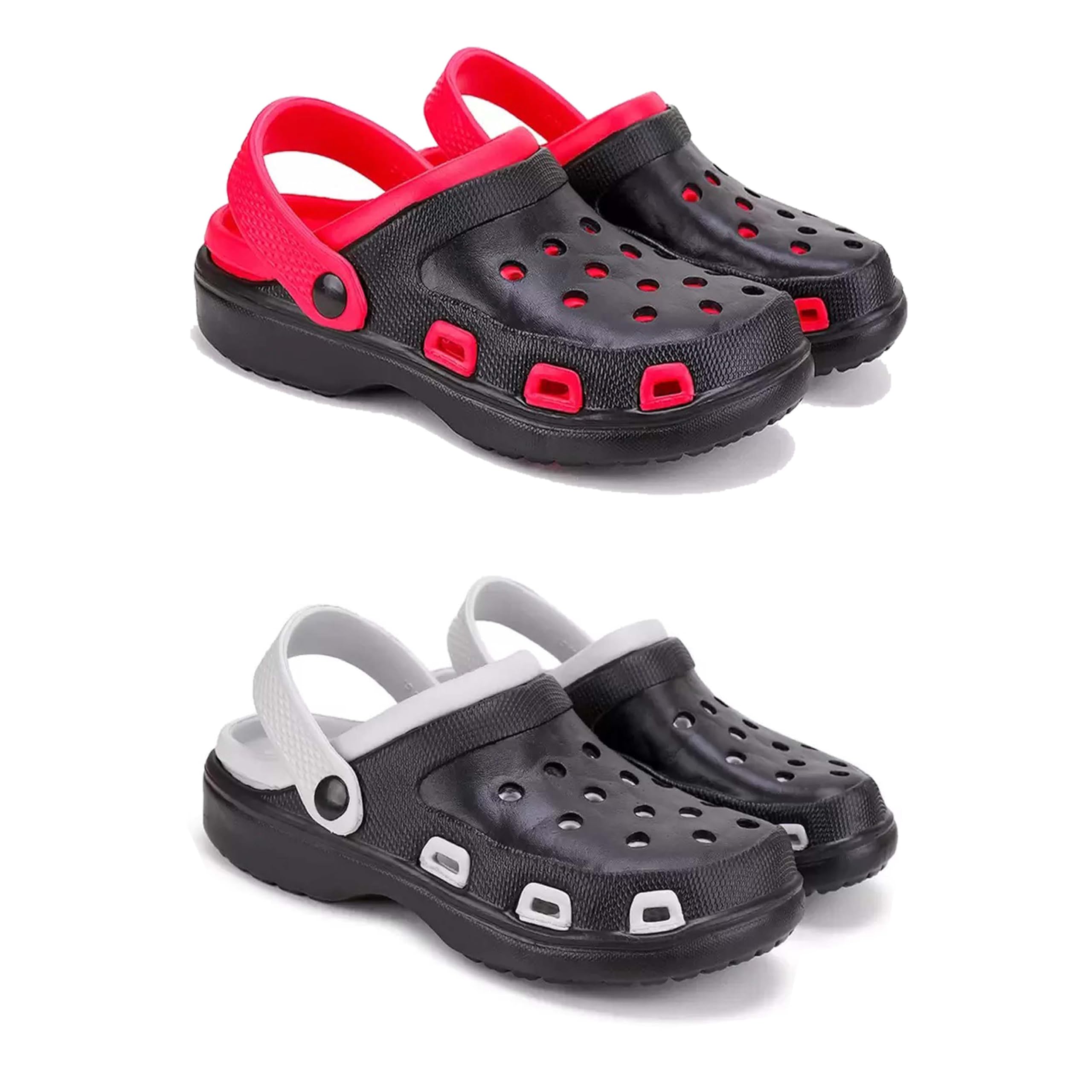Men's Sandals Clogs| Lightweight Wear| Stylish & Easy to Wear For Men's PCV-SAN-(2-COMBO)-3017-3018-image-20