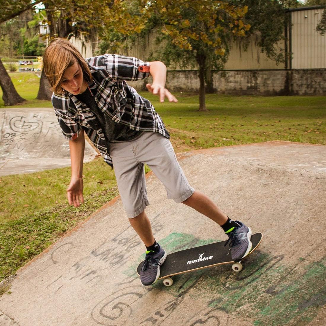 Rimable Complete Maple Skateboard 31 Inch