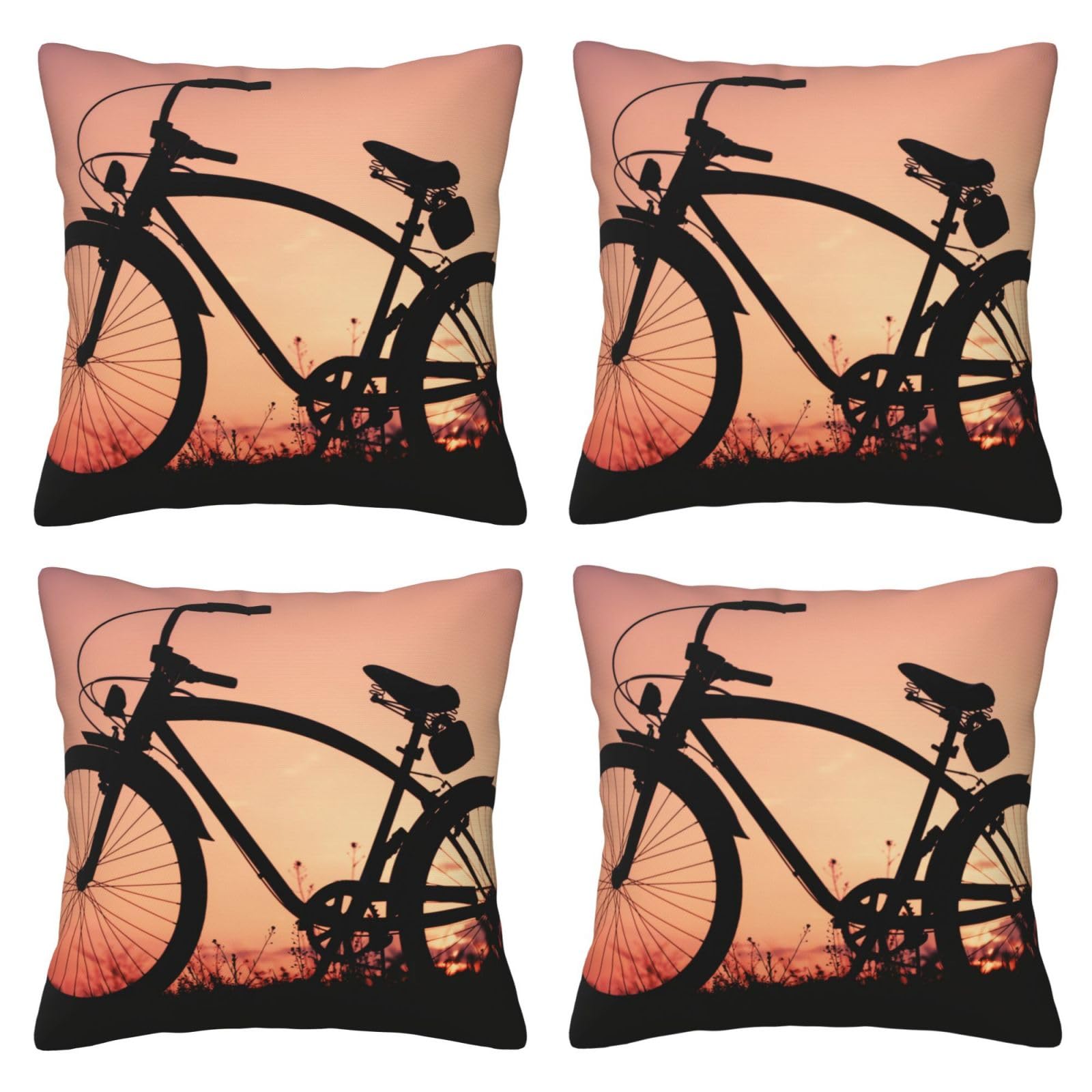 Housse de coussin vélo de route douce décoration canapé chambre salon BAFAFA 45x45