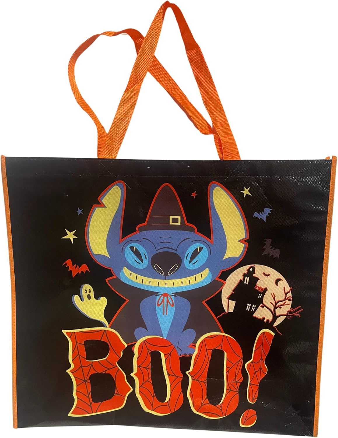 Legacy Licensing Partners Disney's Stitch From Lilo and Stitch Movie Halloween Collectable Giant Extra Large 26" inch Reusable Tote Bag