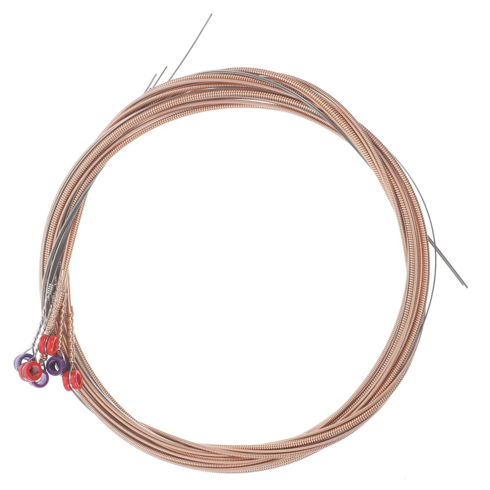 Abaodam 30stücke Ersatzsaiten Für Akustikgitarre Phosphorbronze-folk-gitarrensaiten Langlebig Und Einfach Zu Wechseln Für Klangqualität Und Langer Haltbarkeit