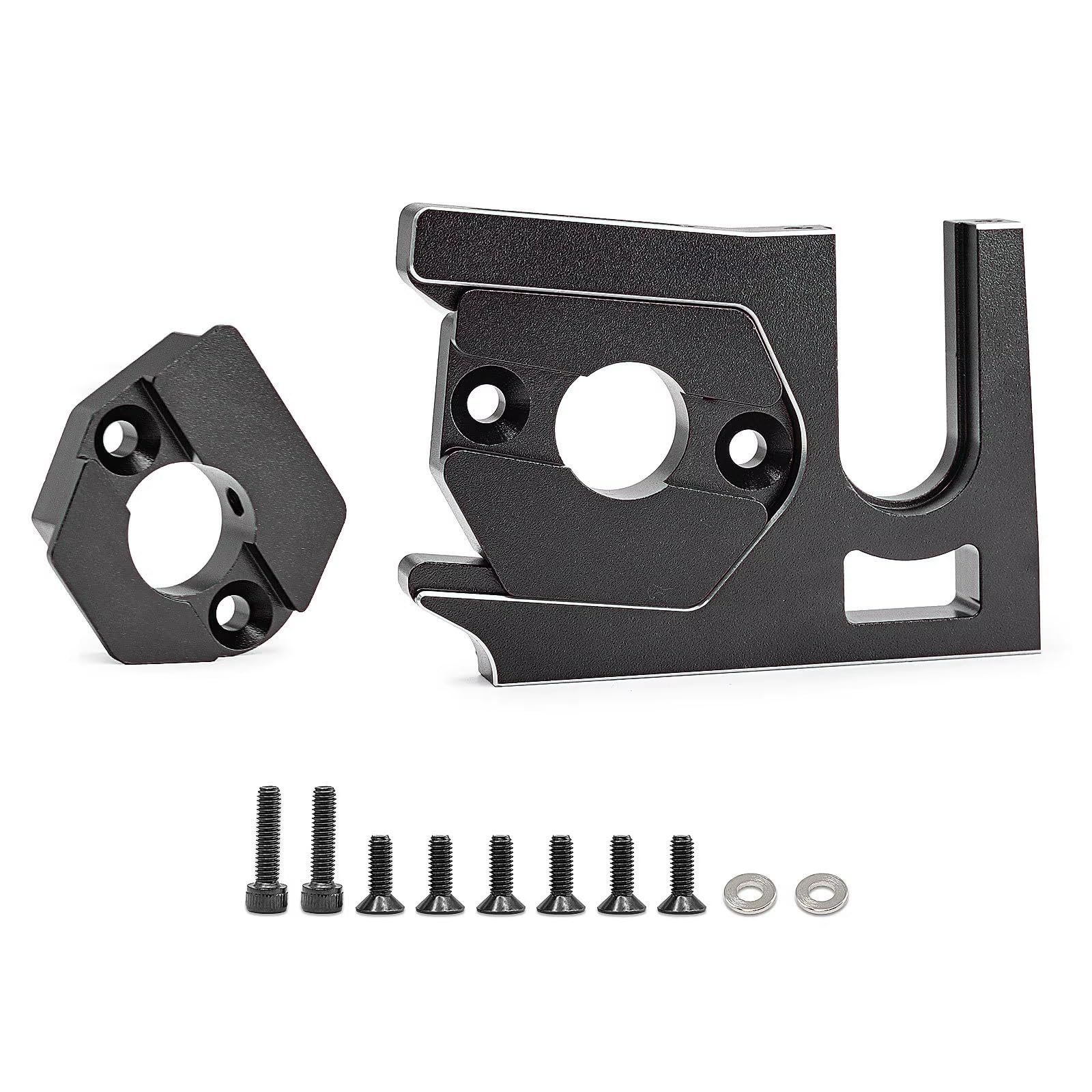 RC Car Accessories for Infraction for Mojave for Felony 1/7 Metal Quick Release Motor Mount RC Car Upgrade Parts(Black)