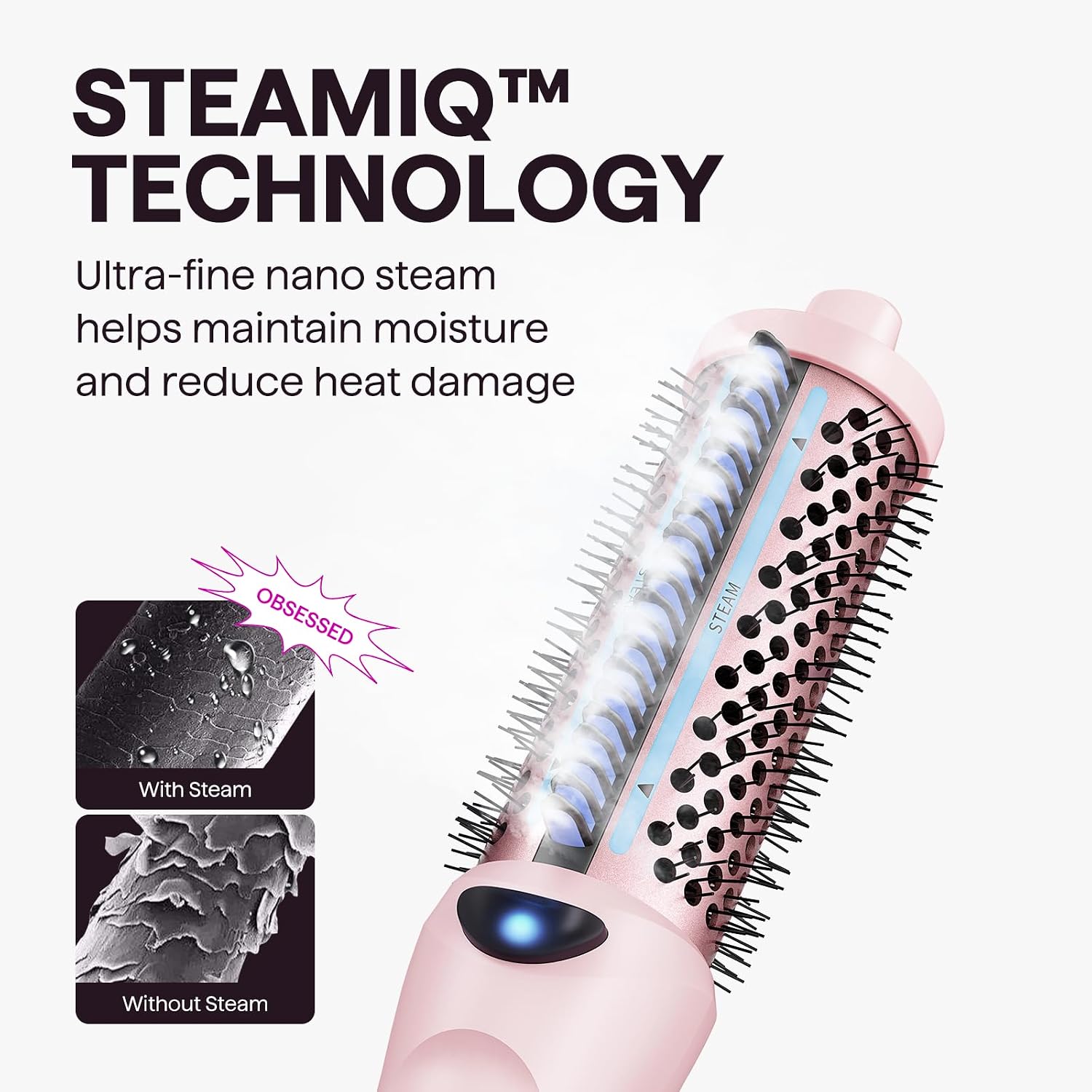  Steam Thermal Brush Steamlift Pro for Salon Blowout Look, 1.57" thumbnail