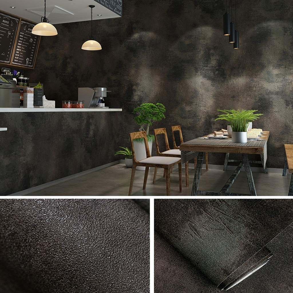 Amazon Co Jp Lyht 壁纸 レトロなpvc壁紙インダストリアルスタイルのセメントグレーの壁紙 衣料品店レストランバーの壁紙 色 J Diy 工具 ガーデン