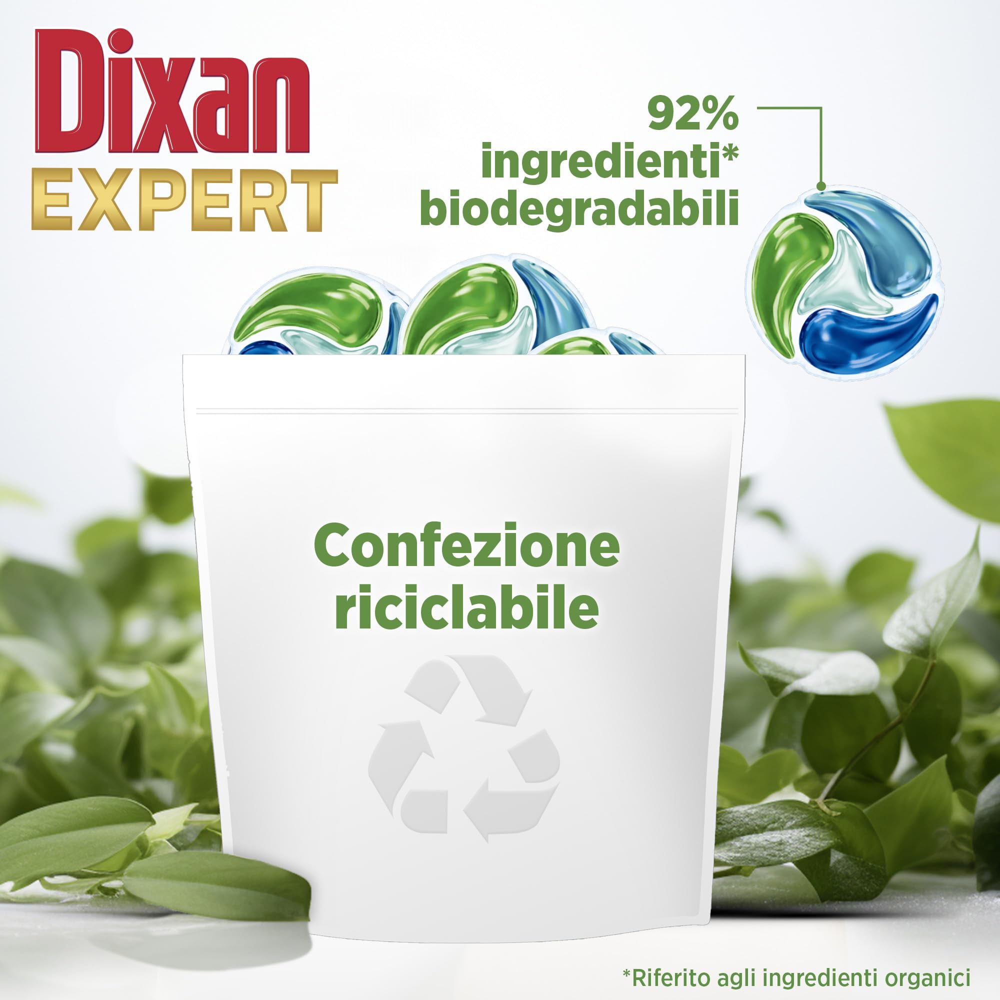 Dixan DISCS Expert Igiene Detersivo Lavatrice igienizzante (29 Lavaggi)