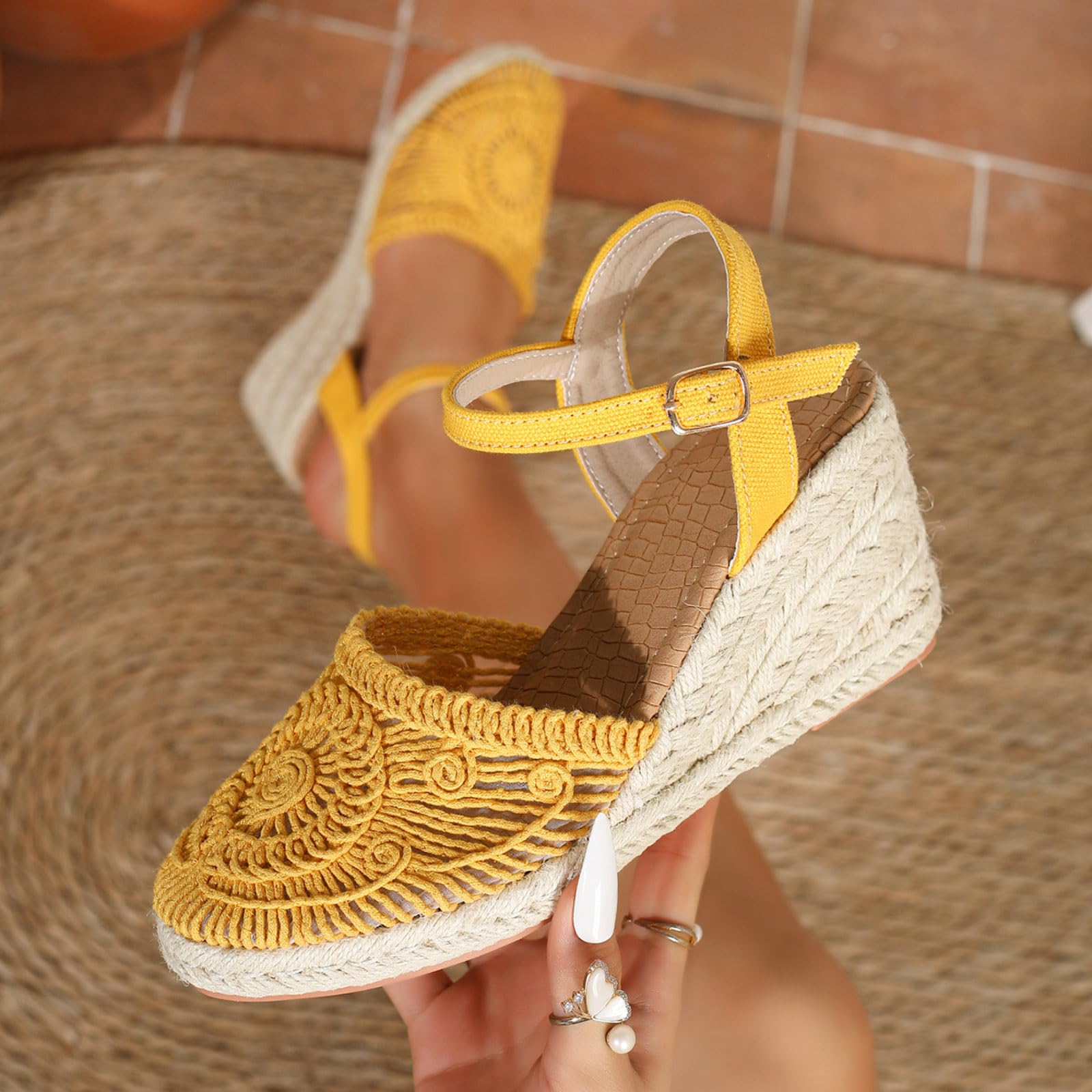 Genérico Zapatos De Verano Cómodos Para Mujer Zapatos Cómodos Y Elegantes Para Mujer Sandalias Elegantes De Verano Sandalias Deportivas S Chanclas Bajas Con Puntera Abierta Y Soporte El
