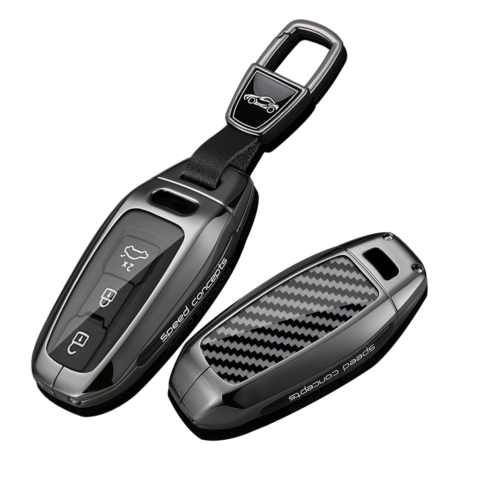 Funda de llave para Audi A5 E-Hybrid 2025 carcasa protección mando inteligente