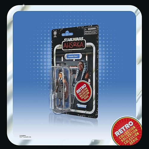 Miniatura 8 de STAR WARS Retro Collection Ahsoka Tano, Ahsoka - Figuras de acción coleccionables de 3.75 pulgadas, a partir de 4 años