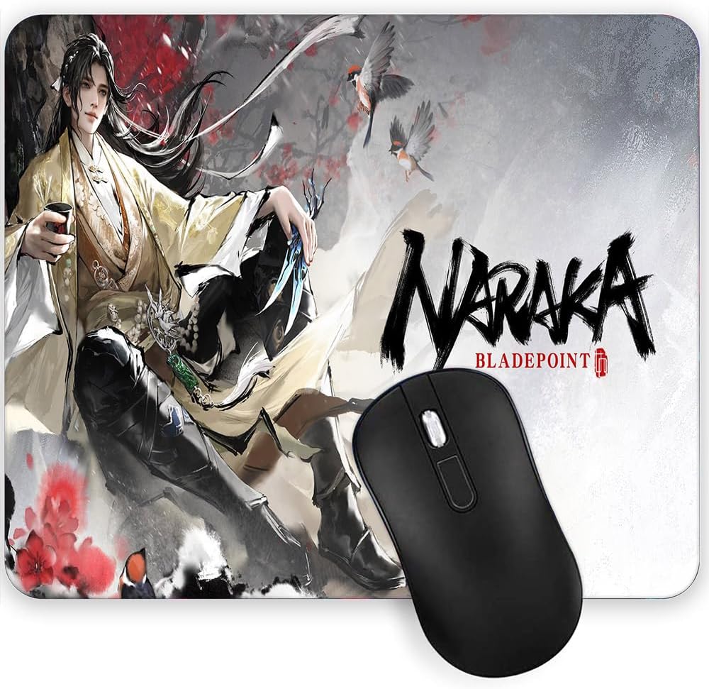 Gadgets WRAP Gaming Mouse Pad 7.5 x 9 Inch, Anti-Slip, Spill-Resistant, Ideal for Home, Office, Gaming Setups - Xunhuan Li Naraka