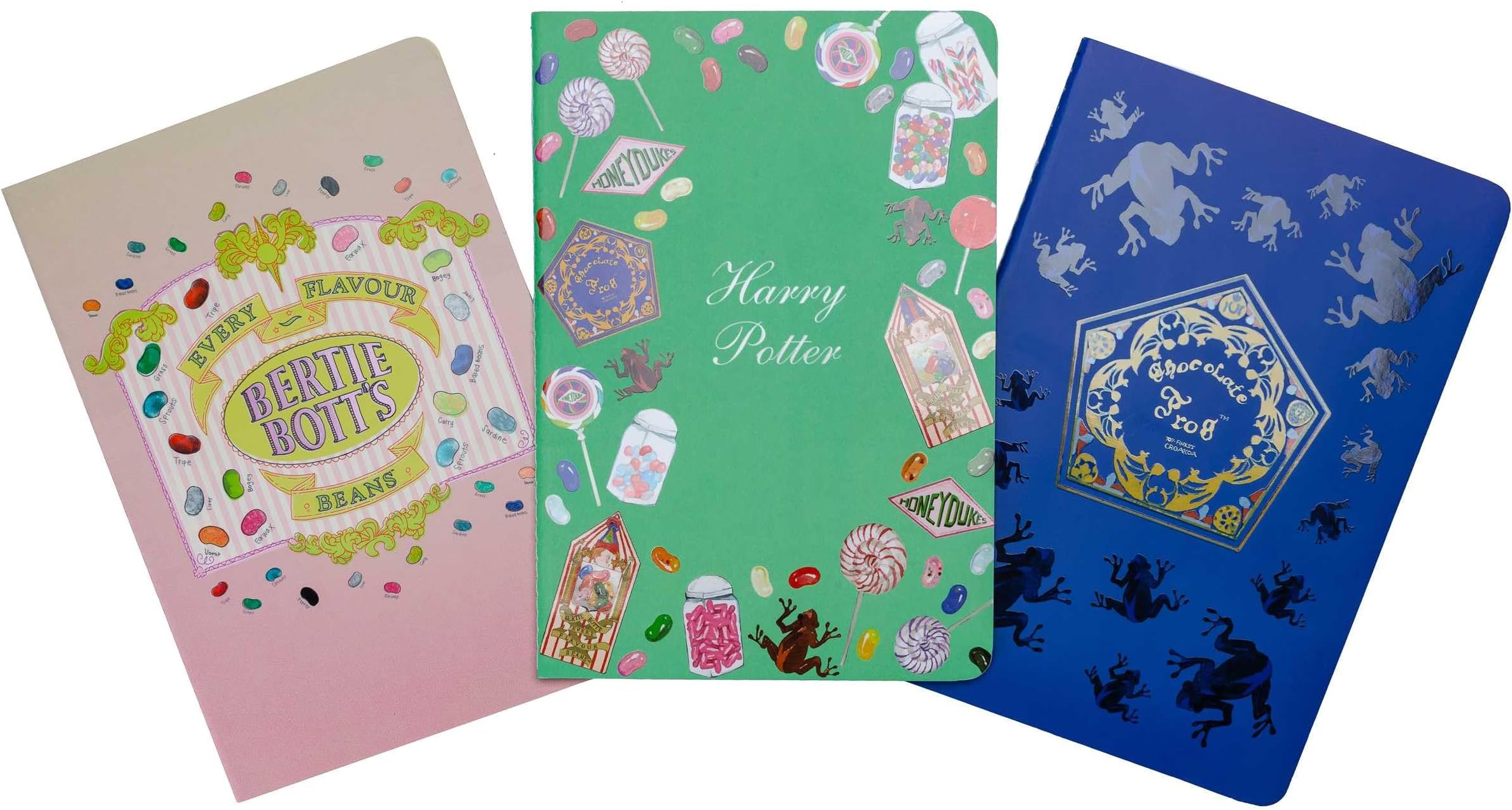 Harry Potter: Honeydukes Planner Notebook Collection (Set of 3): (Harry Potter School Planner School, Harry Potter Gift, Harry Potter Stationery, Undated Planner)
