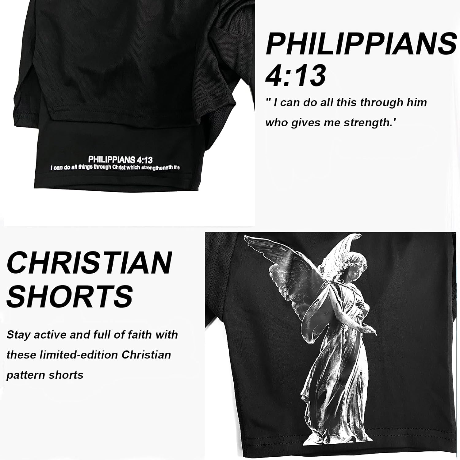 OEBLD Mens Athletic Shorts 2-in-1 Gym Workout Running 7'' Shorts with Towel Loop - Image 6