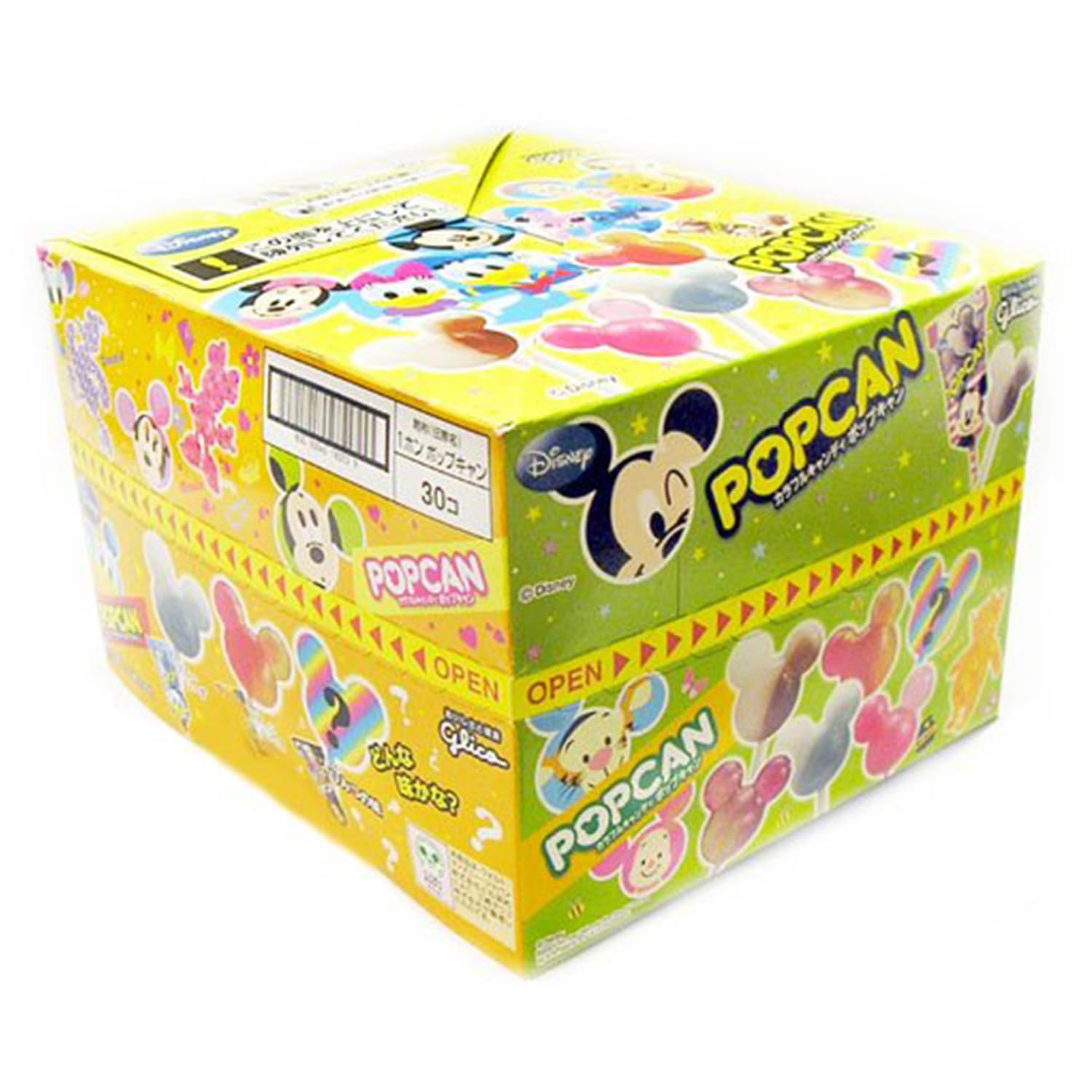 Amazon.co.jp: ポップキャン カラフルキャンディ 1箱(6種類30本セット 