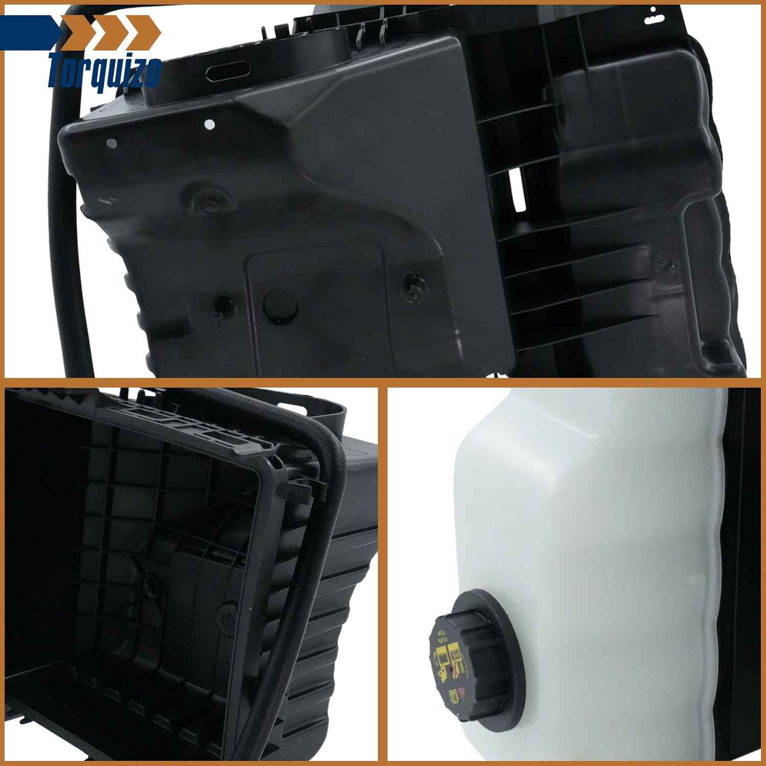 Coolant Overflow Reservoir Tank Compatible with Ford F-150 2011-2014, Lincoln Navigator 2015-2017,Ford Expedition 2015-2017 Replaces OE# 603-275 8C3Z8101A, 9C3Z8101A